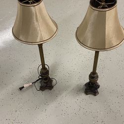 Night Stand Brass Lamps 11 Each 