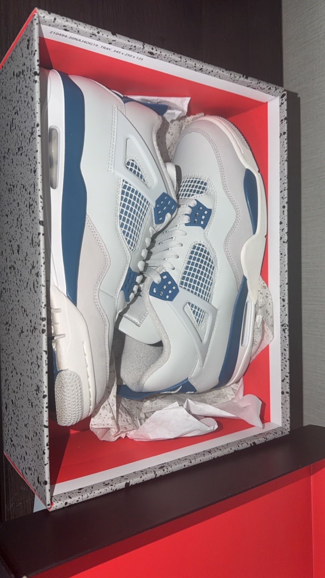 Military Blue Jordan 4 Retro
