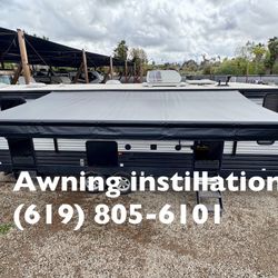 Rv Awning Instillation 