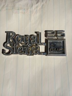 1975 to 1980 GMC Royal Sierra 25 rare and okay condition I only have one