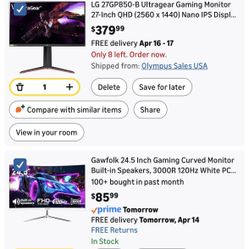 Perfect Gaming Monitors 