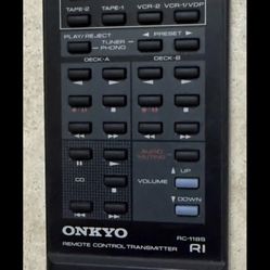 Onkyo RC-118S Home Theater AV Receiver Remote Control Original Tested