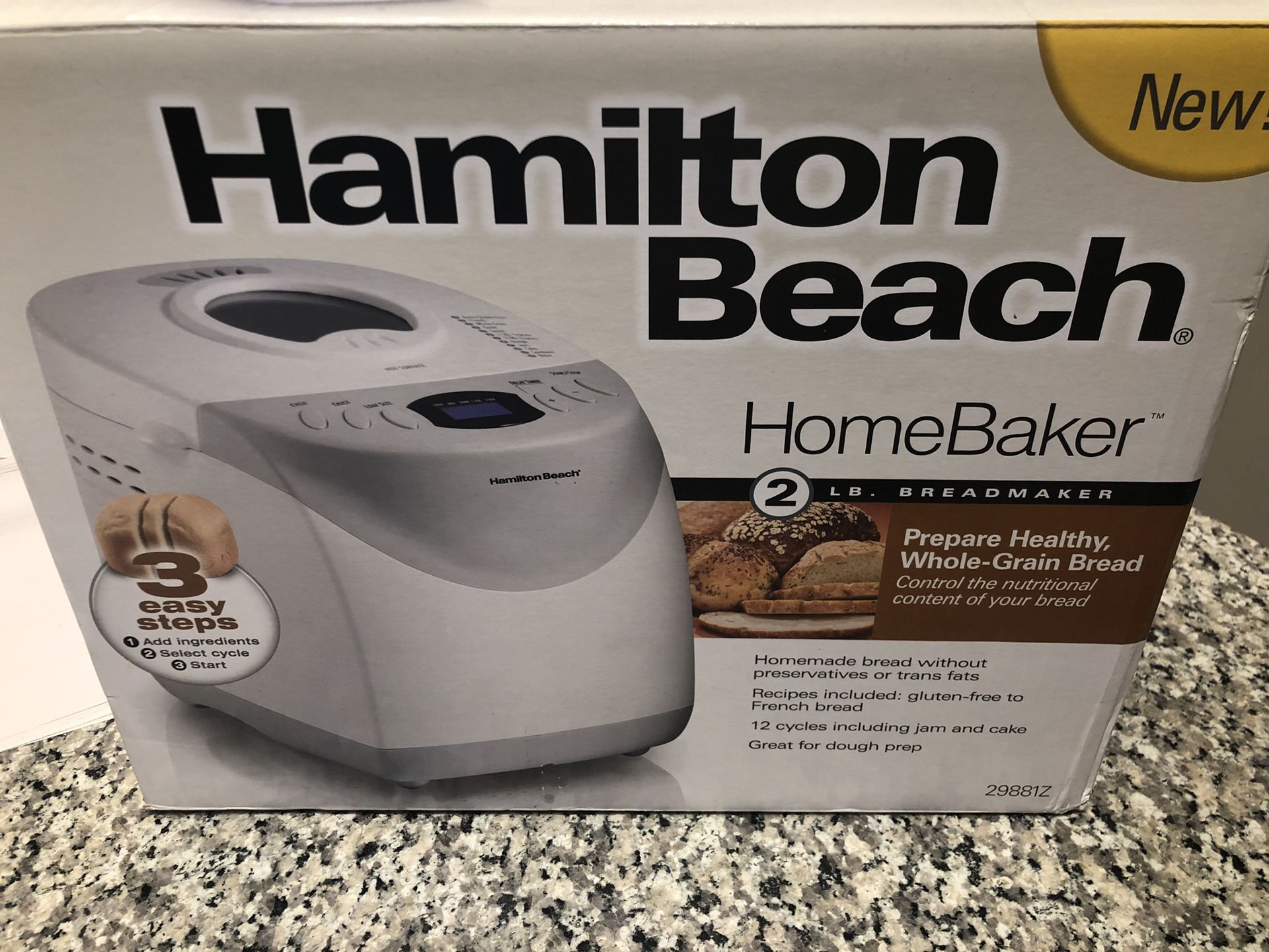 Hamilton Beach Homebaker bread maker