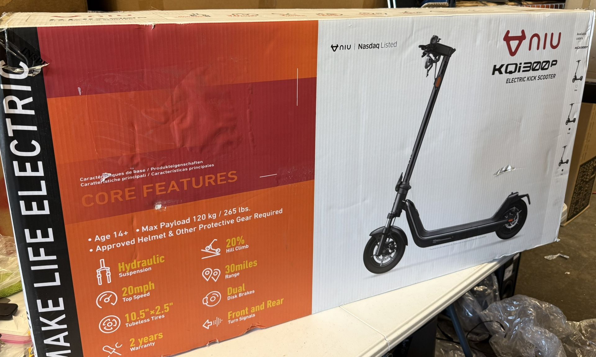 NIU - KQi 300P Foldable Electric Kick Scooter 