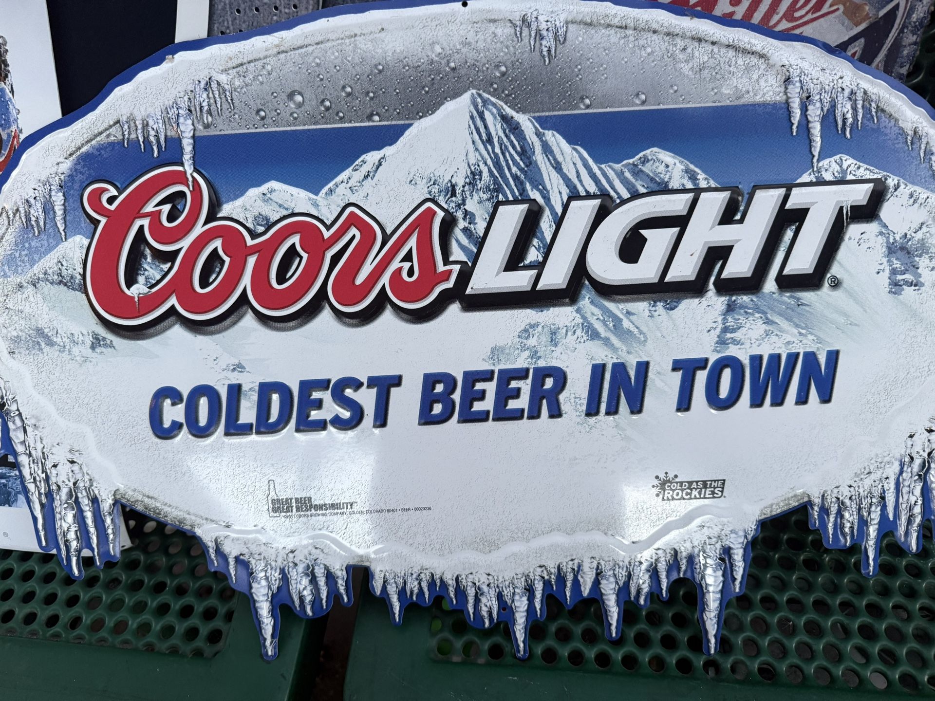Coors Light Sign