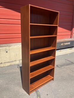 Vintage Danish walnut bookcase