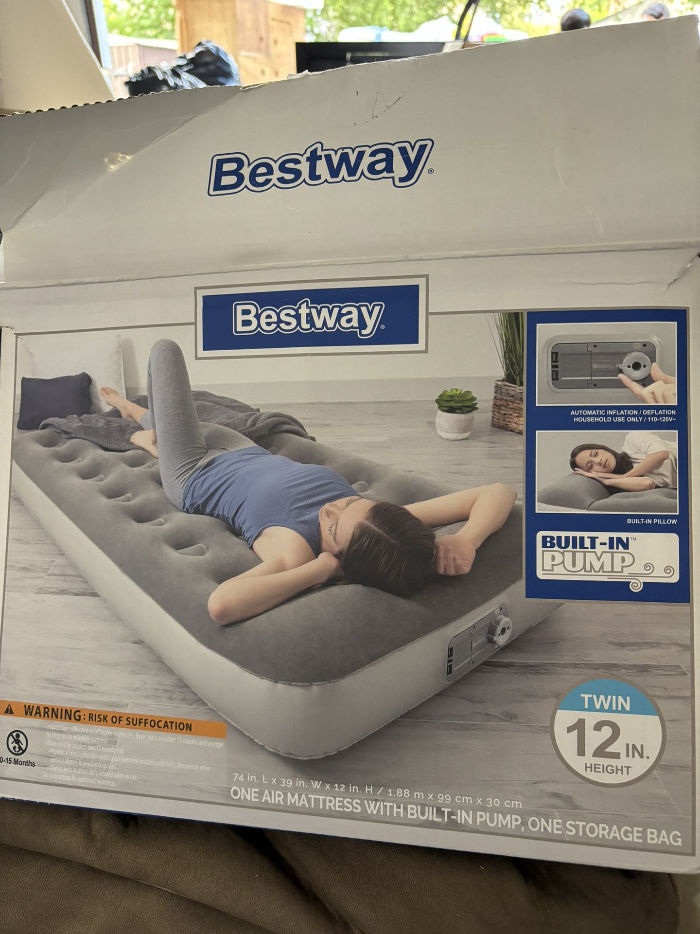 Twin Size Inflatable Mattress 