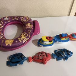 Training Seat And Bath Toys 