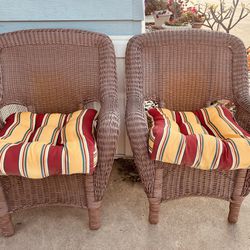 Hampton Bay Wicker Chairs Two For One Price