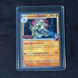 Team Rocket’s Tyranitar | 096/182 | Rare Holo Pokémon Card | Near Mint to Mint