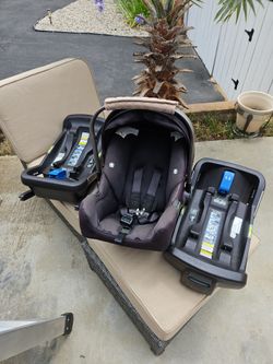 Nuna Pipa  Car Seat and two bases