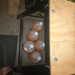 Wooden Top Metal  Table