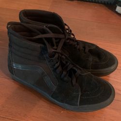 Black Vans 7.5