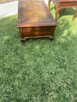 Vintage Side Table and Coffee Table