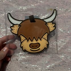 New Highland Cow Luggage Tag 