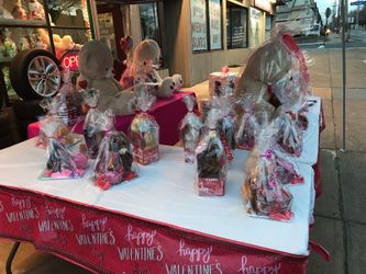 Valentine’s Day arrangements