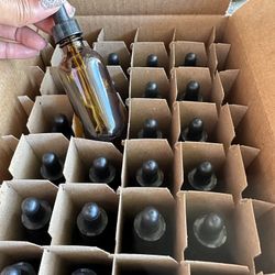 Glass Dropper Bottles - 1/2 oz, 2 oz, 4 oz, Amber
