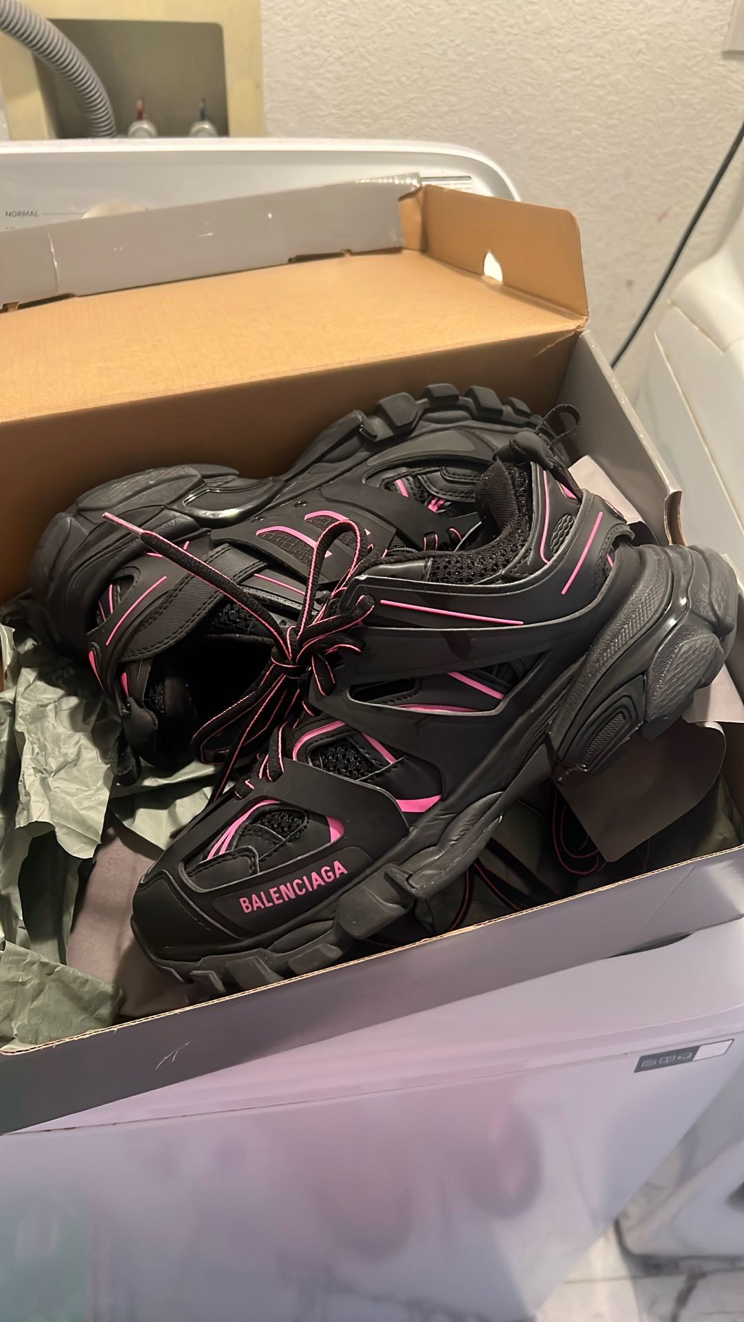 Pink And Black Track Runner