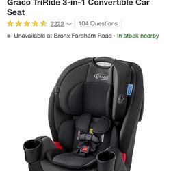 Graco TriRide 3 in 1 Car Seat