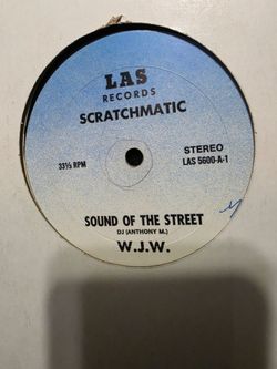 Dj. Anthony sound of the street beats funk mix record