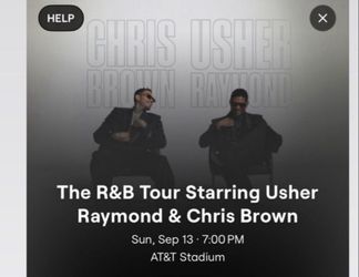 Usher and Chris brown