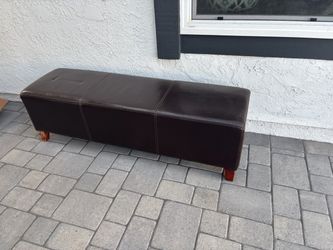 Leather Bench