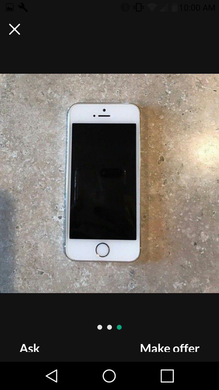 Apple Iphone 5 Iphone5 16gb WORKS ON AT&T And Cricket Only.

Ignore Apple,Samsung, Google Pixel, iphone, Xiaomi, Sony, apple, oppo, OnePlus, Microsoft