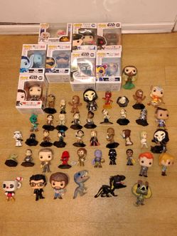 Bulk 52 Funko Pop Mini Figures Lot Star Wars, Jurassic Park, The Unbearable Academy