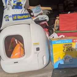 Misc  Cat Supplies! Litter, Petkit Unit, As Is! 
