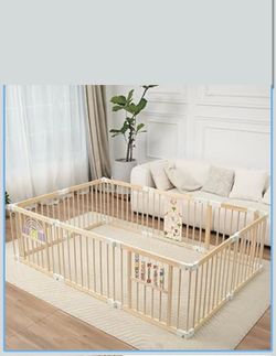 Brand New Wooden Playpen & Activity Center