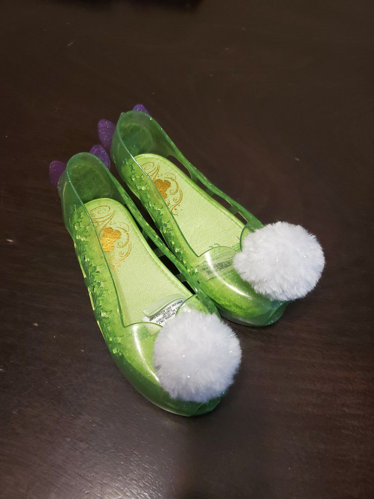 Tinkerbell Shoes Toddler Girls Size 11 12 Disney