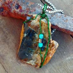 UNIQUE NEW FOSSIL NECKLACES! AMBER WITH BEE, DRAGONFLY DESIGN, FERN, STROMATOLITE ALGAE, PETRIIFIED WOOD!