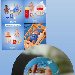 Zuru mini Disney silicone baby collection dolls