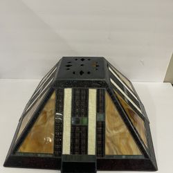 Meyda Tiffany Stain Glass SQUARE MONTANA MISSION SHADE 16.5 “ W