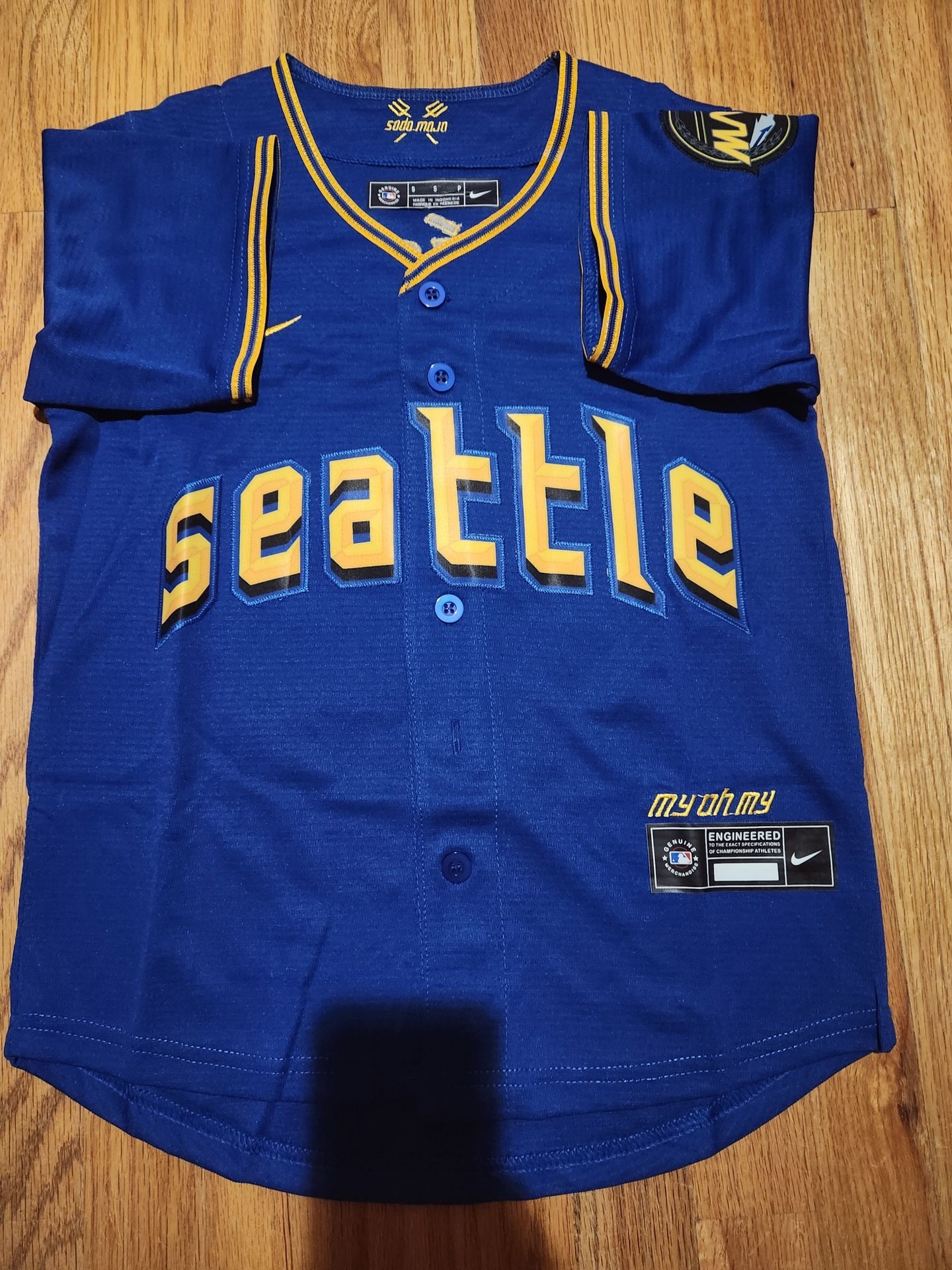 Seattle Mariners Men's 44# Rooriguez Baseball Jersey