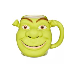 Shrek Molded Face Coffee Mug - 24 Oz
