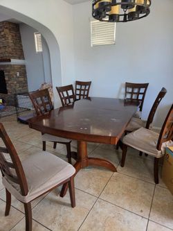Dining room table with 8 chairs....$80