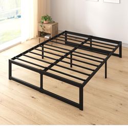 King Size 14 Inch Metal Platform Bed Frame