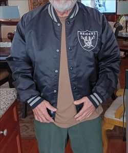 VINTAGE RAIDERS SATIN JACKET