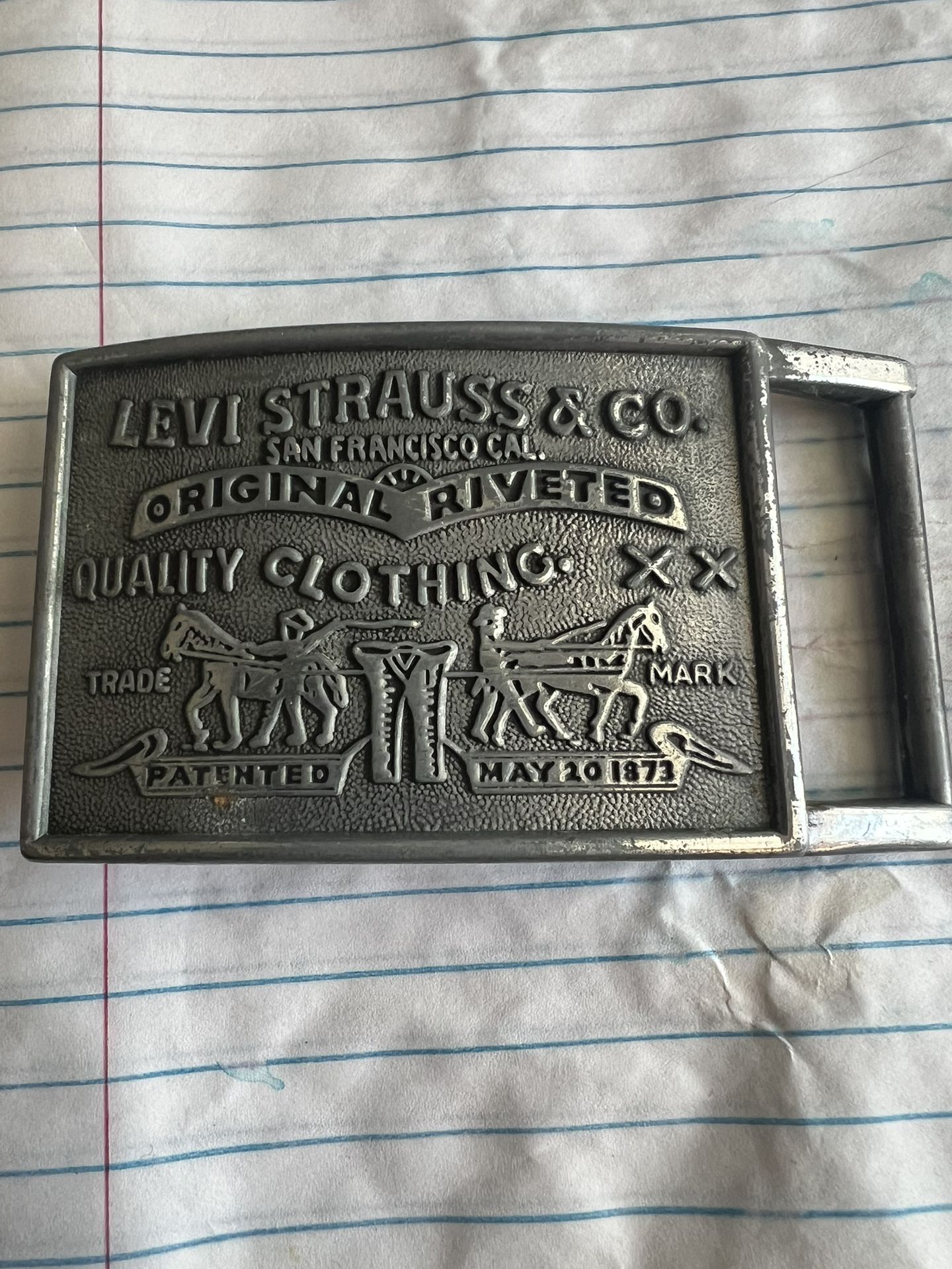 Vintage Levi Strauss Belt Buckle