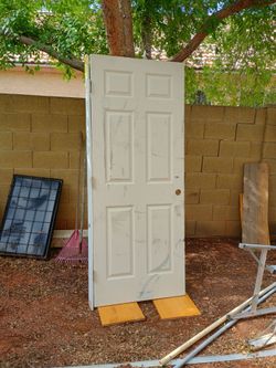 32x80 solid core door 6 panel