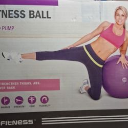 New In Box 26inch Fitness  Ball With Hand Pump