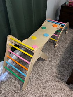 Three piece kids climbing set