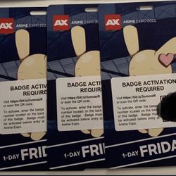 WTB: 3 Friday Passes For AX 2022