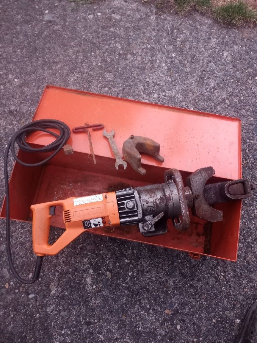 Benner Newman Diamond HB 16W Electro Numatic Rebar Bender. Vgood Condition. Many Other Tools. For Pick Up Fremont Seattle. No Low Ball/Trades Please 
