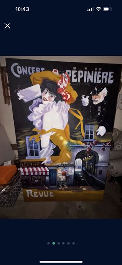 Ruban Bore Vintage French Poster Painting. 