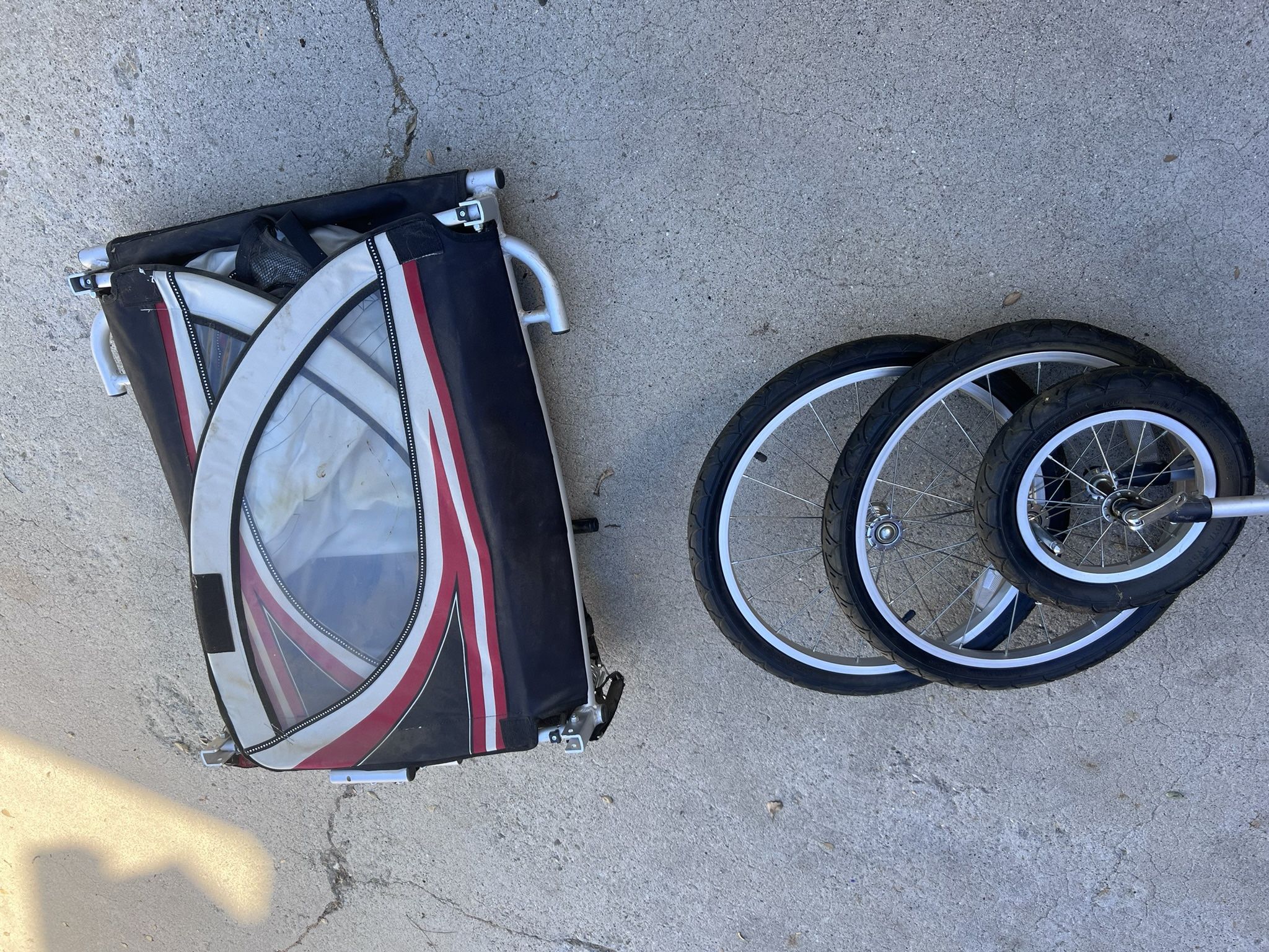 Combination Jogger And Bike Trailer
