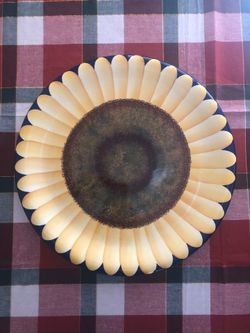 Sunflower platter