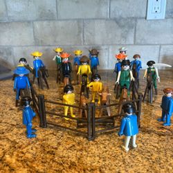 Antique Playschool Horse Sets and Fire and Rescue Sets