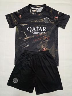 PSG Paris Saint-Germain Soccer Kit Jersey and Shorts